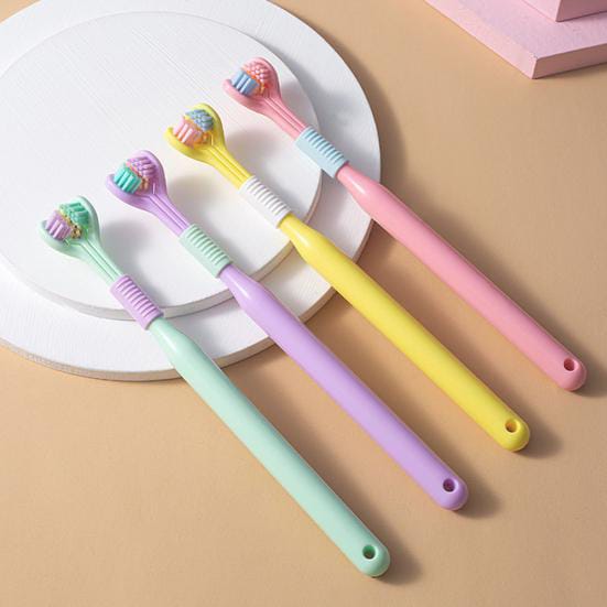 Three Sided Toothbrush