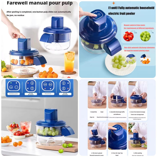 Automatic electric fruit peeler
