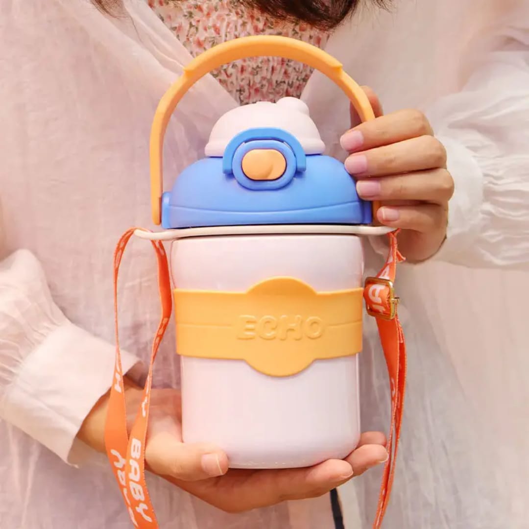 School Kids hot & cool steel water bottle capacity 750ml