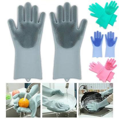 Silicone Washing Gloves