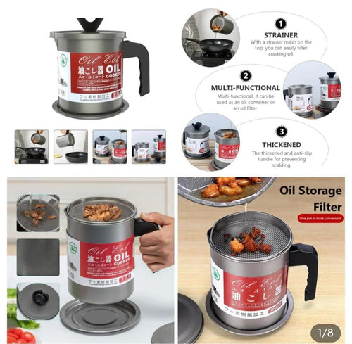 Kitchen Oil filter Pot (1.4 liter)