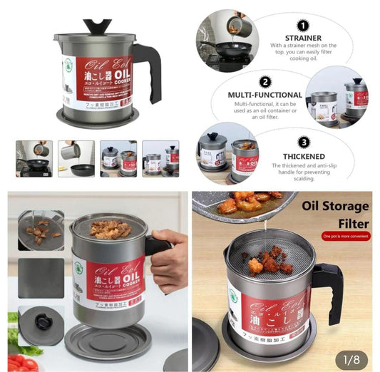 Kitchen Oil filter Pot (1.4 liter)