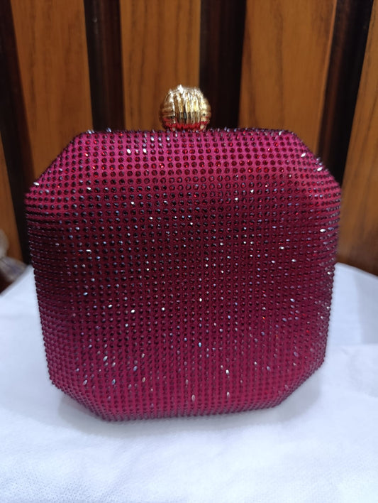 Imported High Quality Rhine Stone Clutches