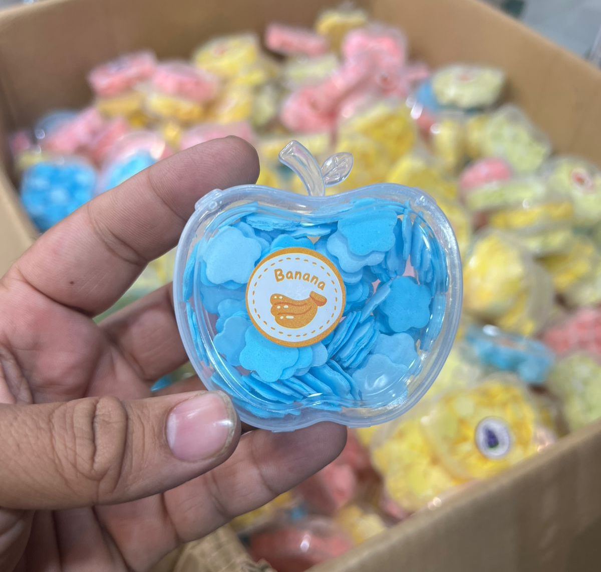 Apple Shape Box Travel Paper Soap
