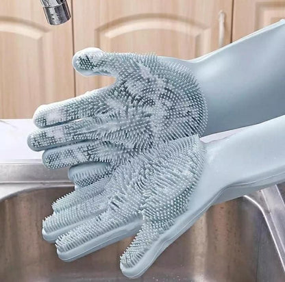 Silicone Washing Gloves