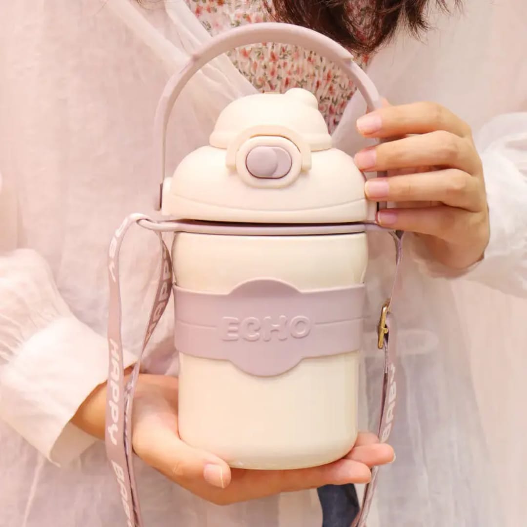 School Kids hot & cool steel water bottle capacity 750ml