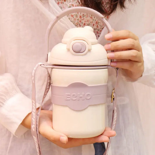 School Kids hot & cool steel water bottle capacity 750ml