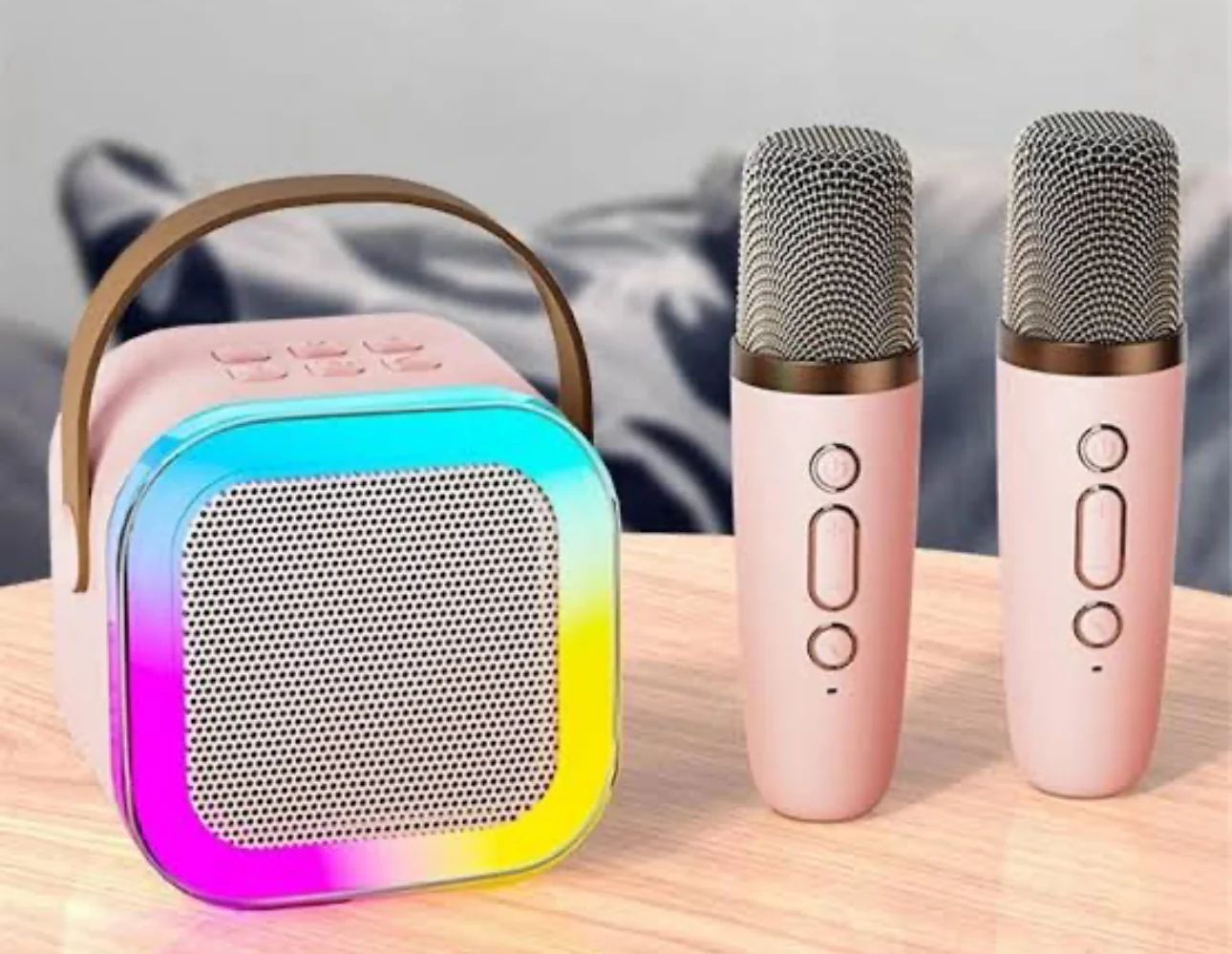 RGB Multipurpose Rechargeable Portable Karaoke Speaker Lamp